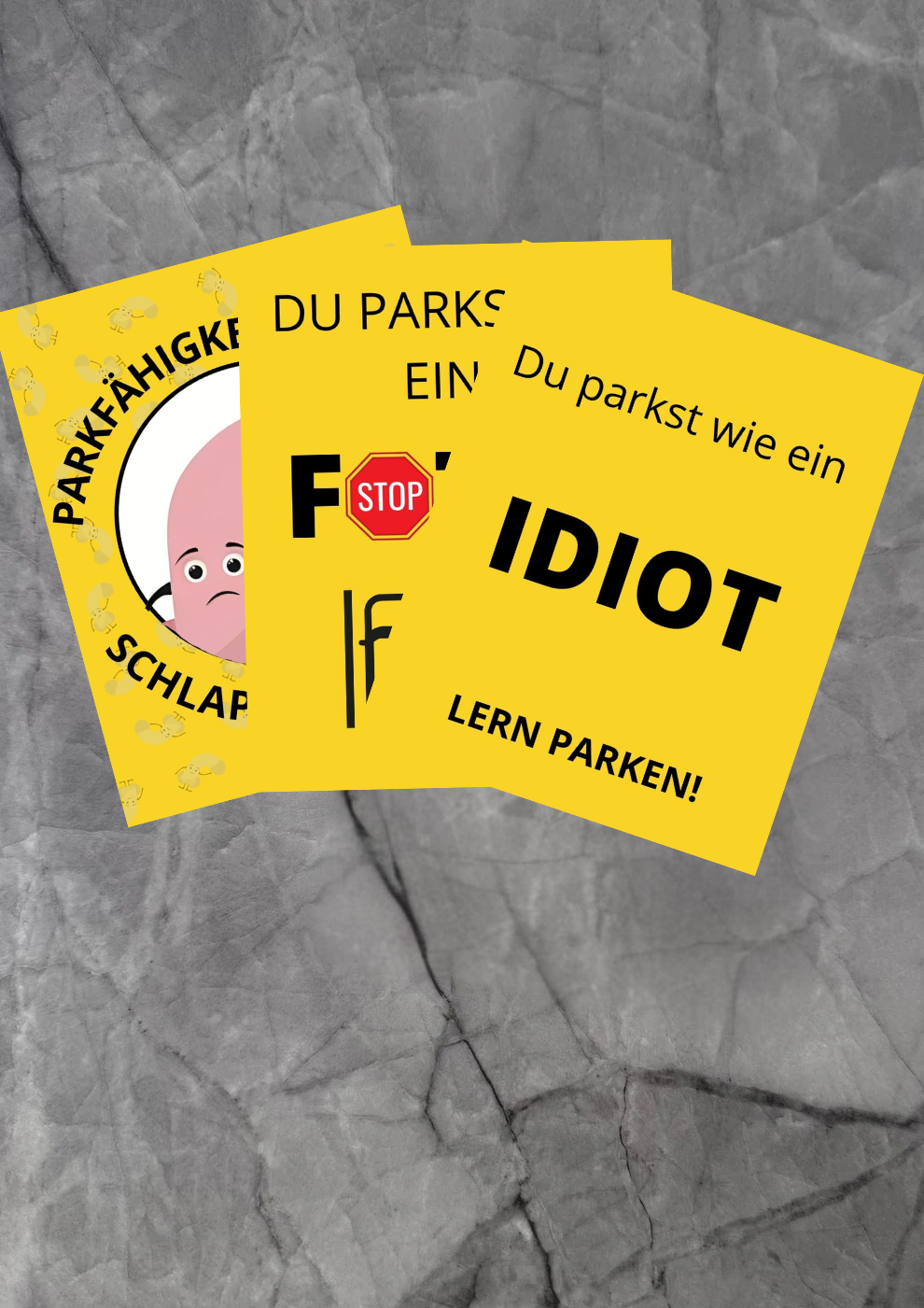 Parkaufkleber Set